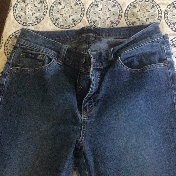 🐊🐊🐊Izod Denim Petite Strech Jeans 8P - Picture 4 of 6